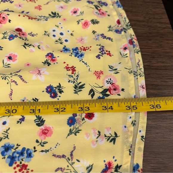 Design lab Floral Yellow Sleeveless Dress S - Picture 12 of 12